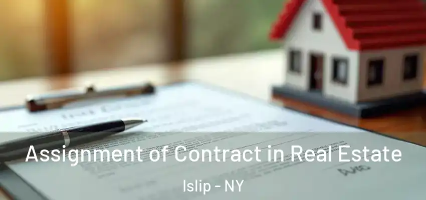  Assignment of Contract in Real Estate Islip - NY